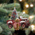 Goldendoodle-Christmas Truck Two Sided Ornament