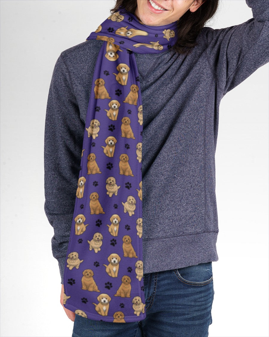 Goldendoodle-Paw Dog Scarf
