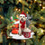 Goldendoodle 1-Winter Cup-Two Sided Ornament