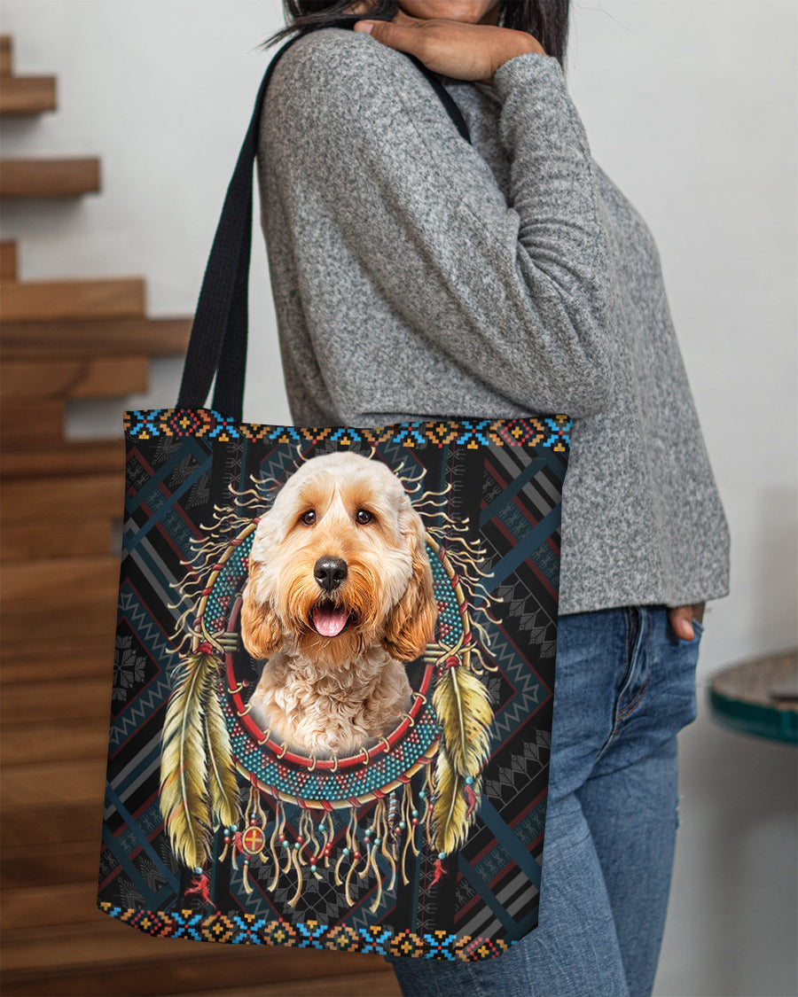 Goldendoodle 2  In Dreamcatcher Cloth Tote Bag