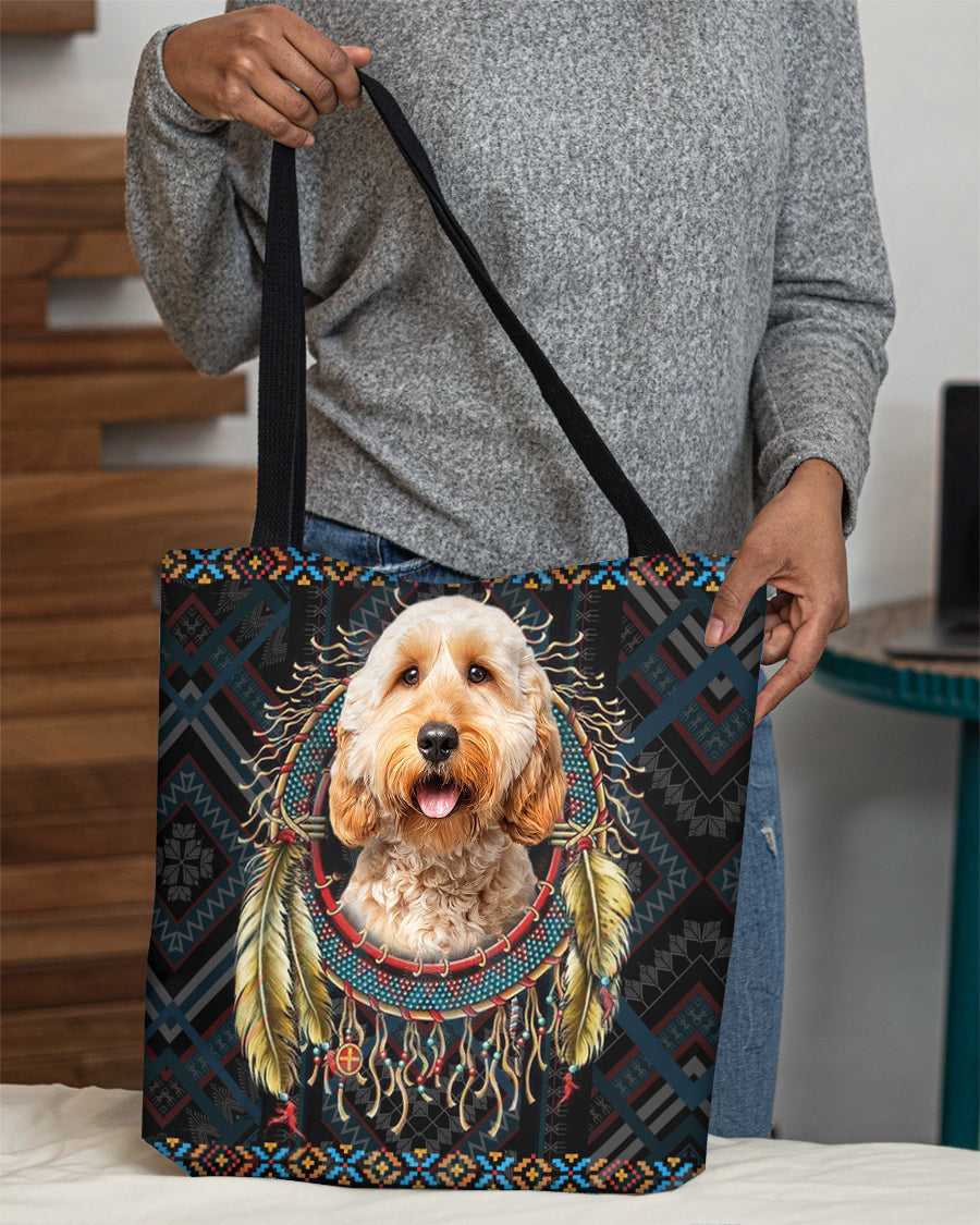 Goldendoodle 2  In Dreamcatcher Cloth Tote Bag