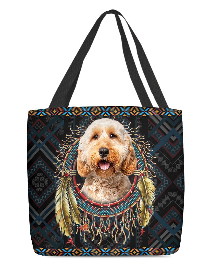 Goldendoodle 2  In Dreamcatcher Cloth Tote Bag