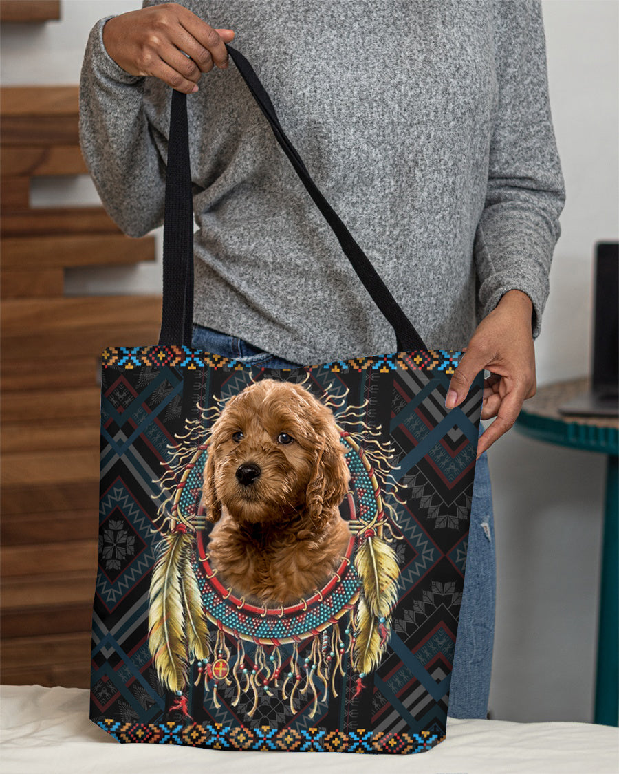 Goldendoodle In Dreamcatcher Cloth Tote Bag
