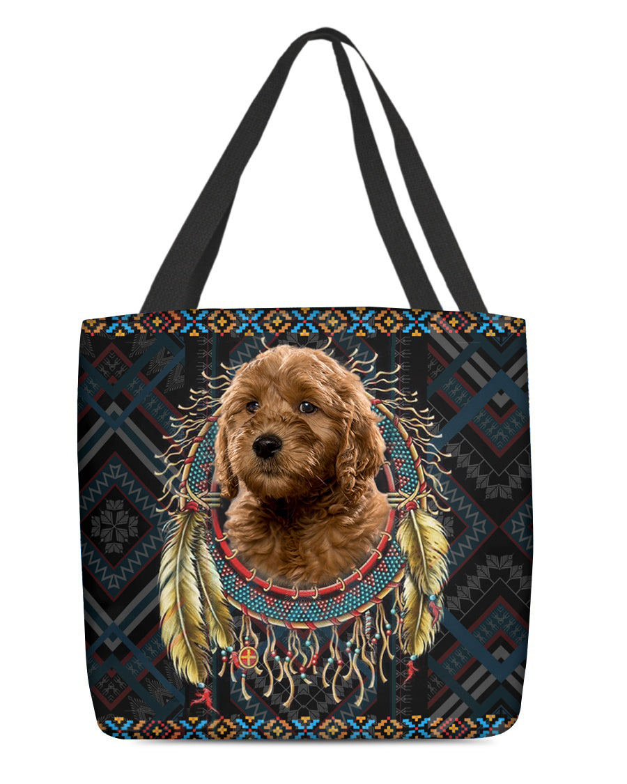 Goldendoodle In Dreamcatcher Cloth Tote Bag