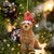 Goldendoodle Christmas Shape Ornament