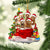 Goldendoodle-Christmas Bag&Dogs-Two Sided Ornament