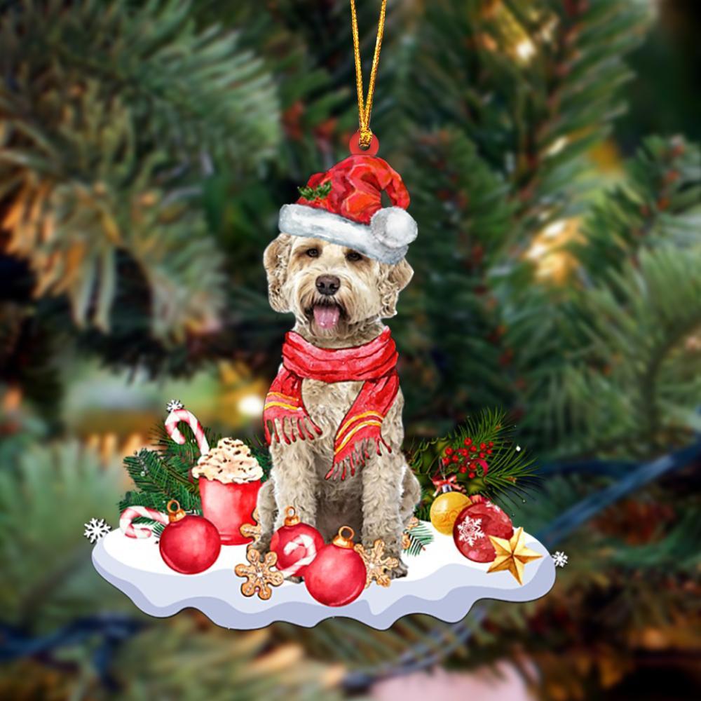 Goldendoodle-Better Christmas Hanging Ornament