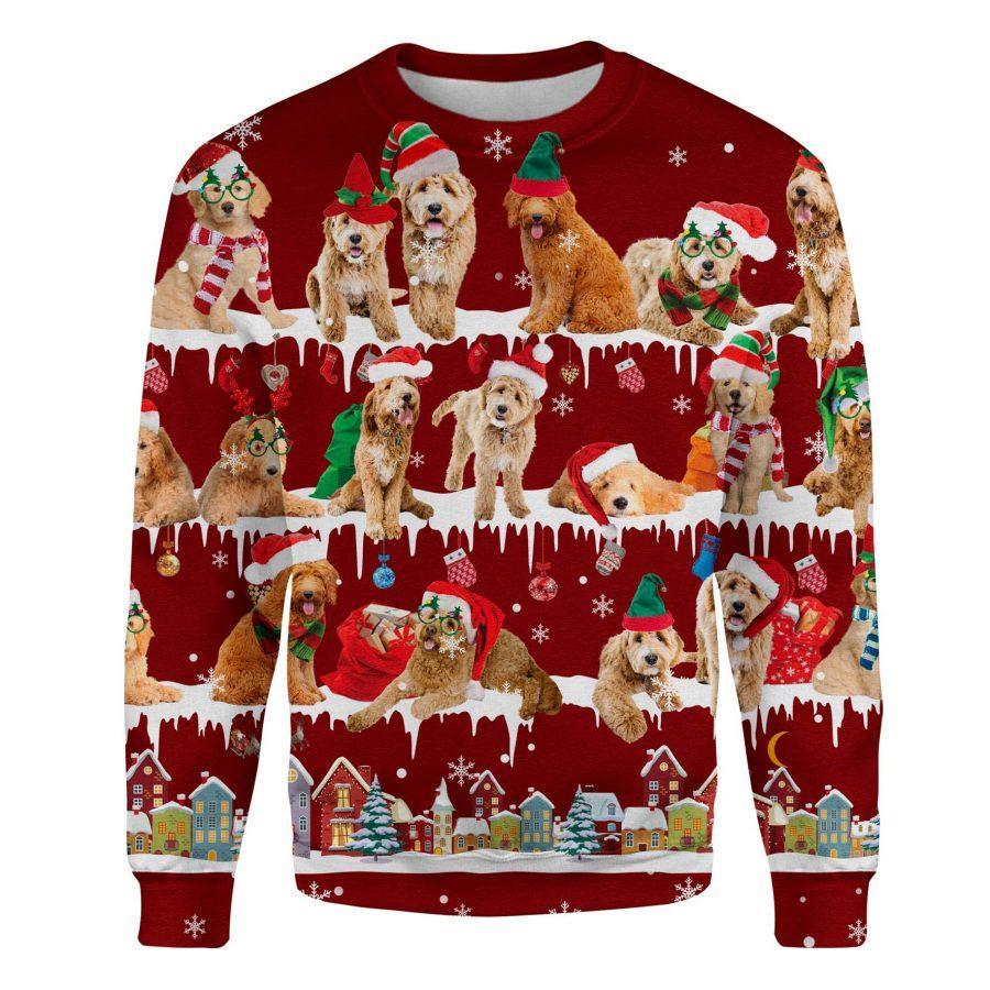 Goldendoodle - Snow Christmas - Premium Sweatshirt