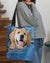 Golden retriever-in pocket-Cloth Tote Bag