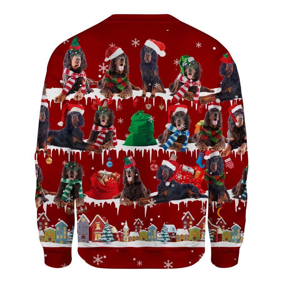 Gordon Setter - Snow Christmas - Premium Sweatshirt