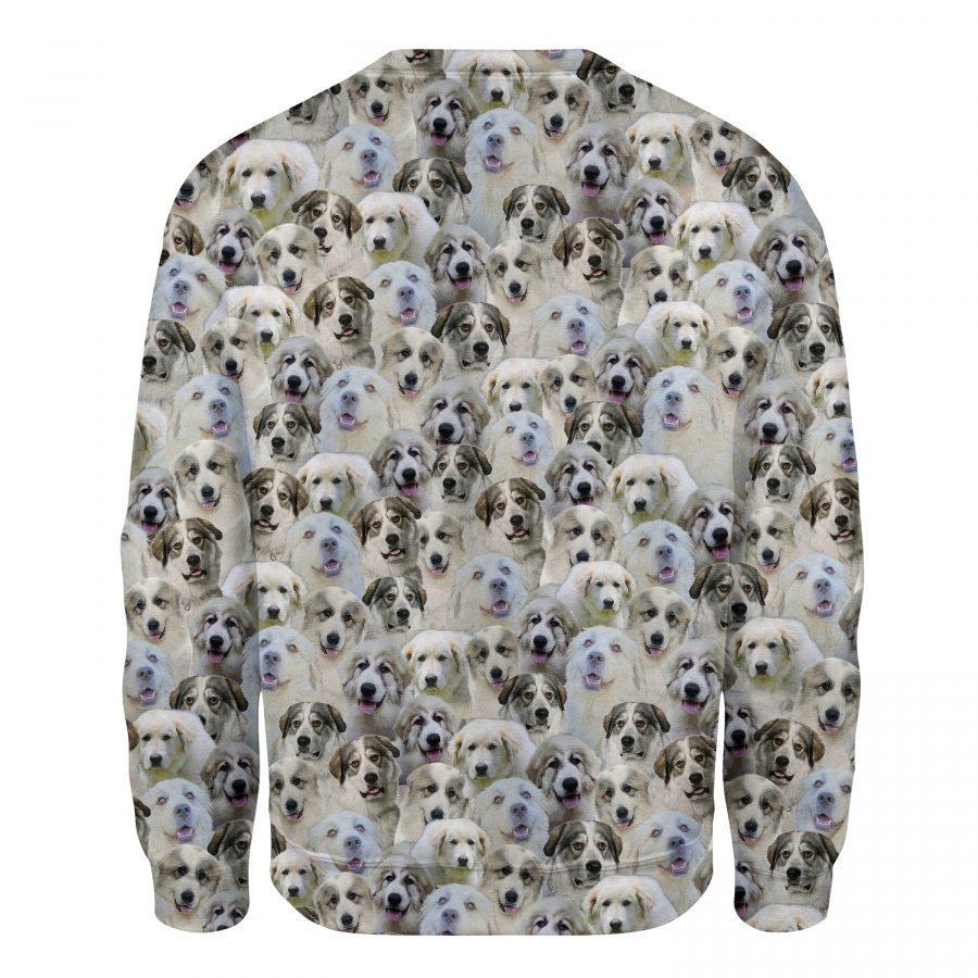 Great Pyrenees - Full Face - Premium Sweatshirt