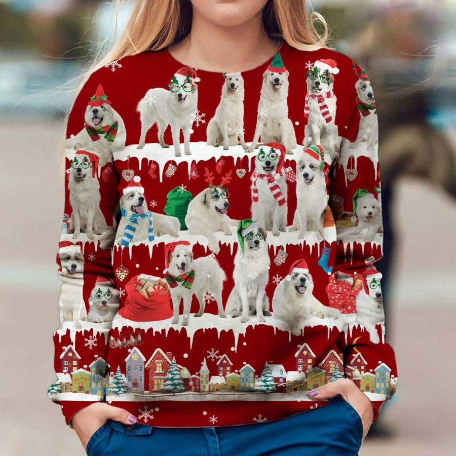 Great Pyrenees - Snow Christmas - Premium Sweatshirt