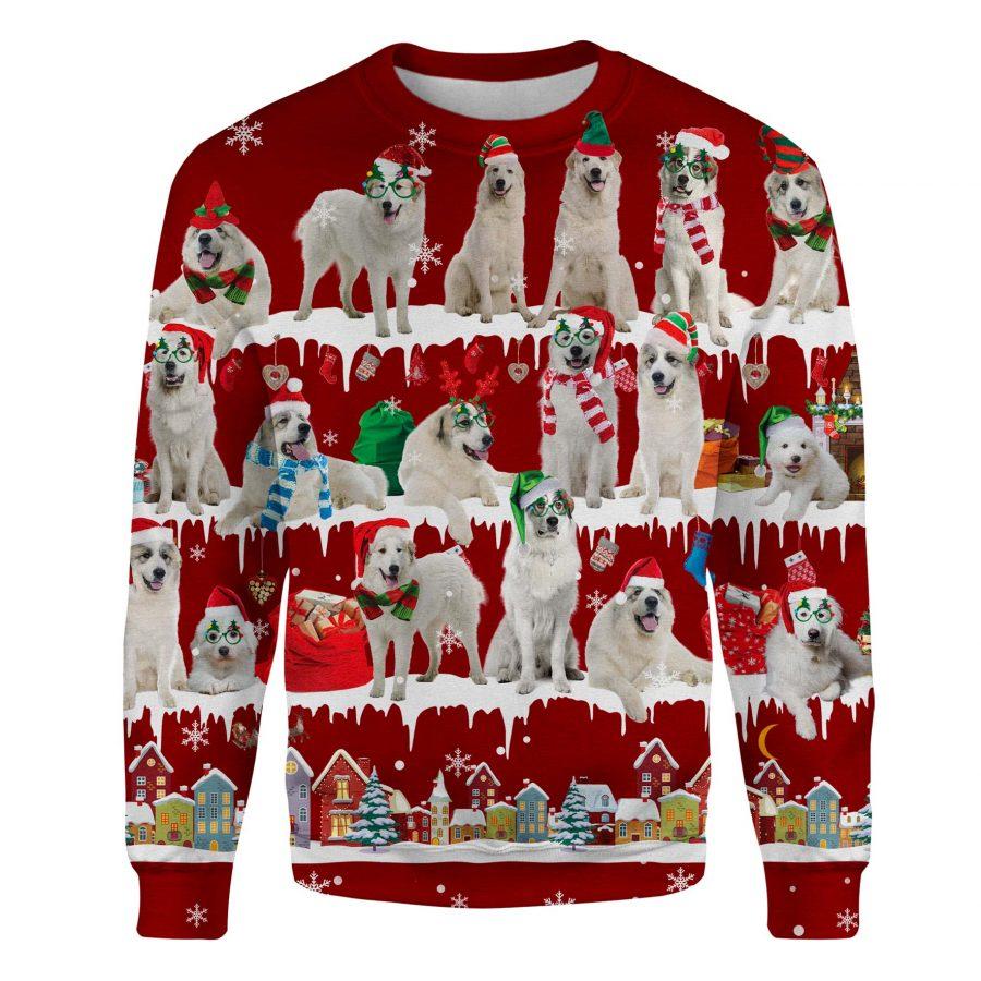 Great Pyrenees - Snow Christmas - Premium Sweatshirt