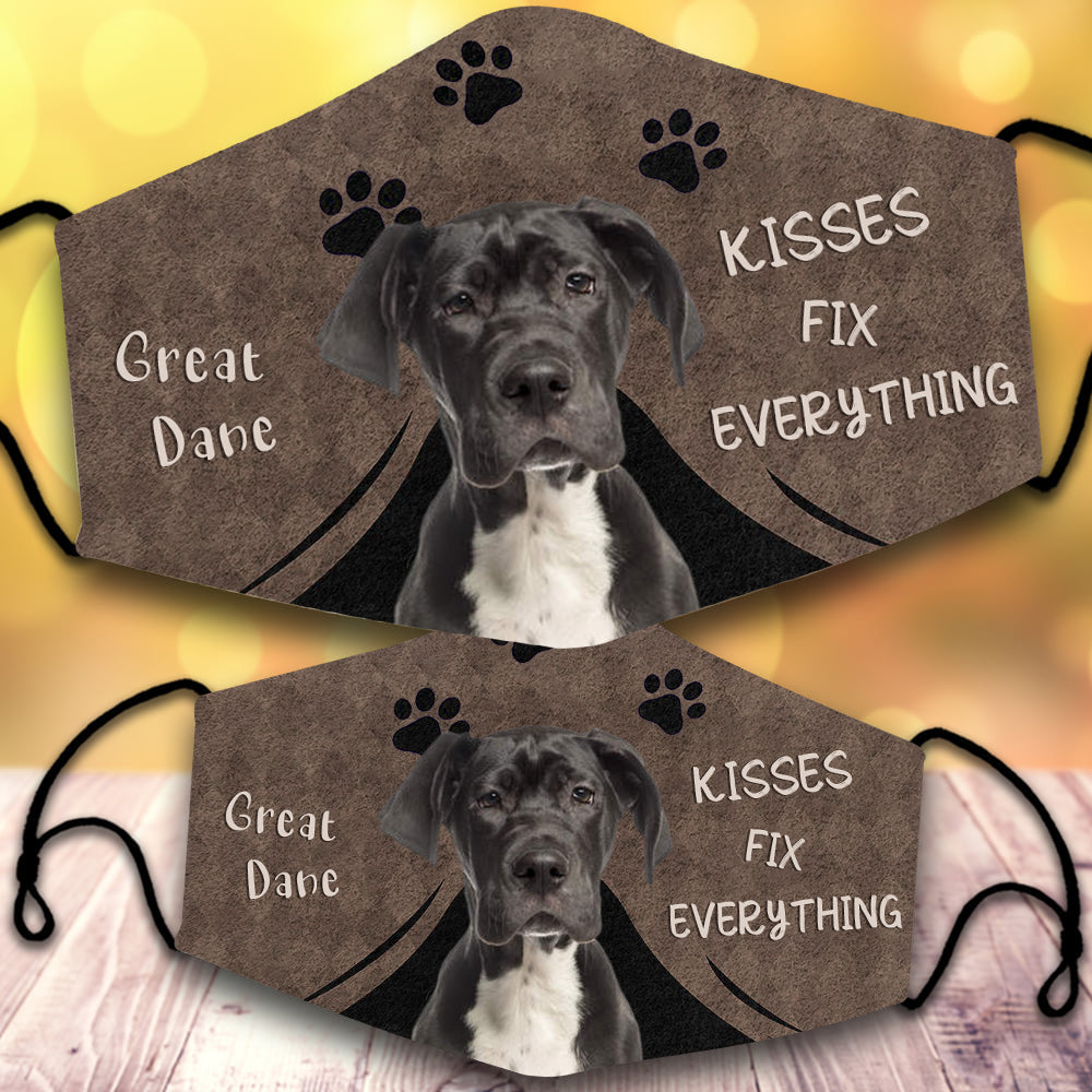 Great Dane 2-Kisses Fix Everything-Veil