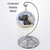 Rainbow Bridge Memorial-Great Dane Blue Uncropped Porcelain Hanging Ornament