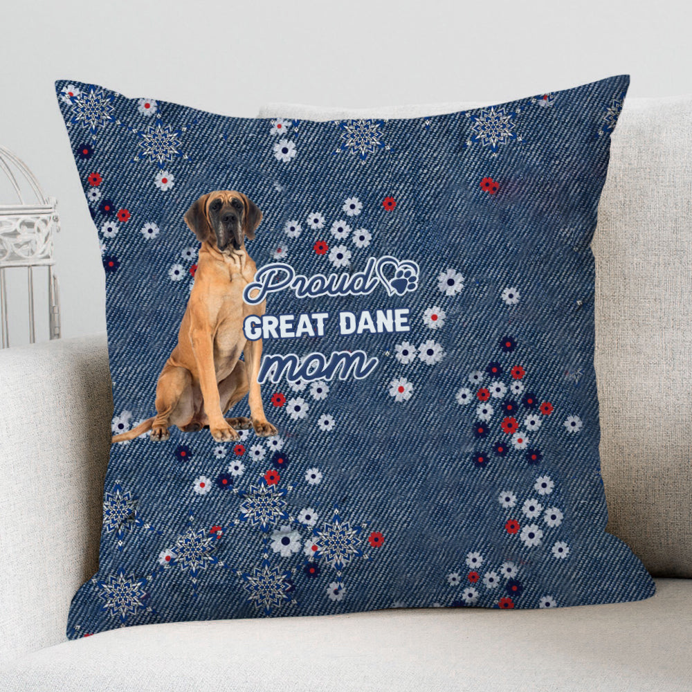 Great Dane (2) Pround Mom-Pillow Case