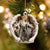 Great Dane (3)-Angel Hug Winter Love Two Sided Ornament