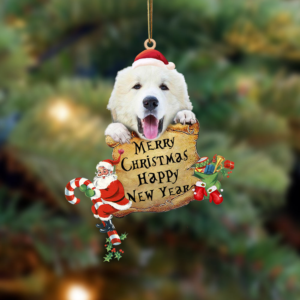 Great Pyrenees-Christams & New Year Two Sided Ornament