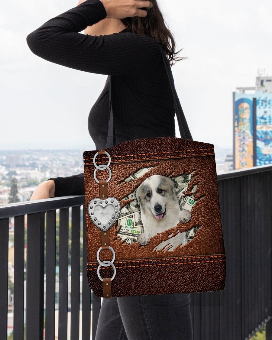 Great Pyrenees-Let Me Go Out -Cloth Tote Bag