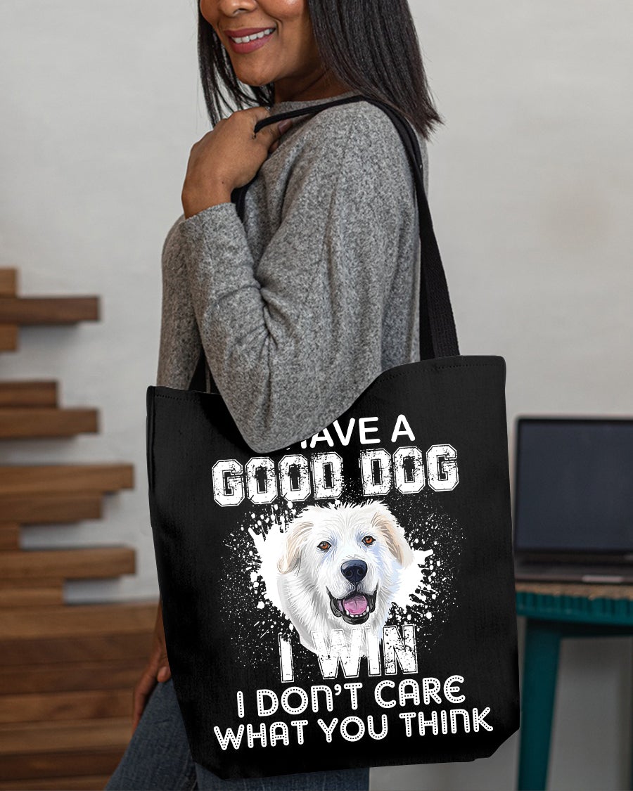 Great Pyrenees Art-I Win Cloth Tote Bag