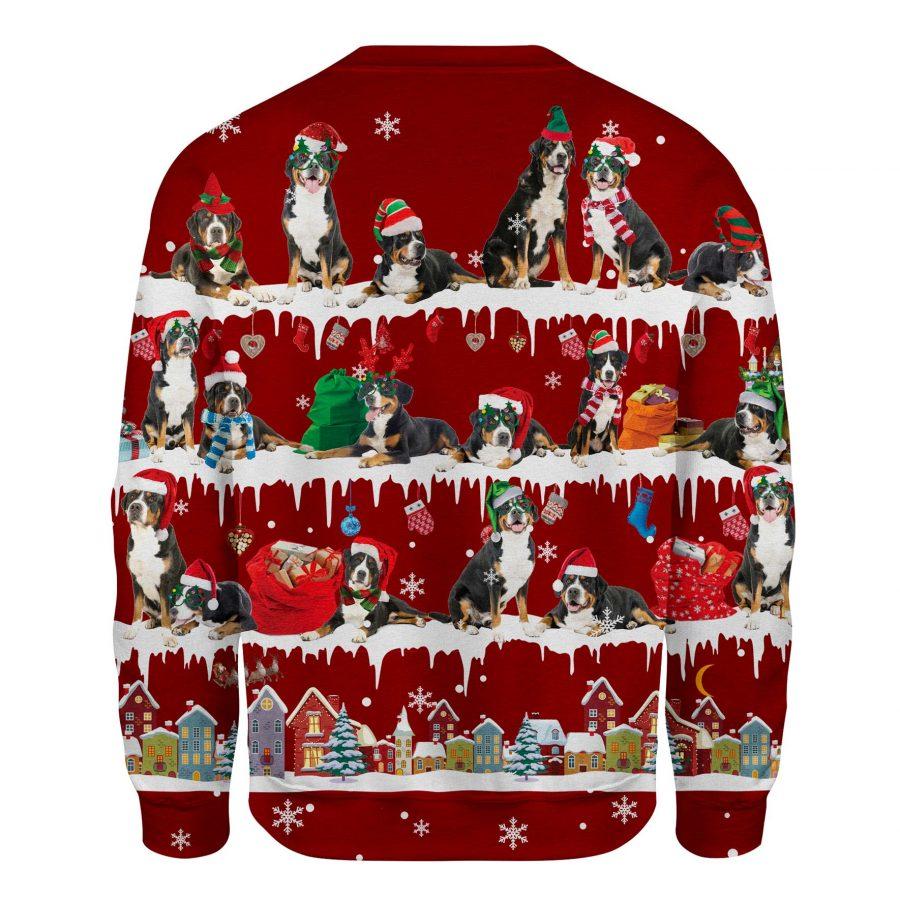 Greater Swiss Mountain Dog - Snow Christmas - Premium Sweatshirt