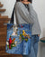 Greyhound-Cardinal & Dog Cloth Tote Bag