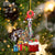 Greyhound Cattle Christmas Shape Ornament