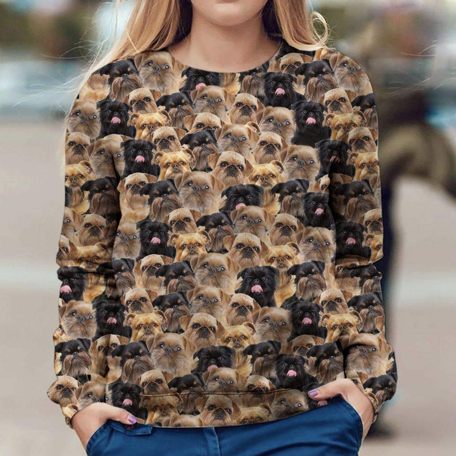 Griffon Bruxellois - Full Face - Premium Sweatshirt