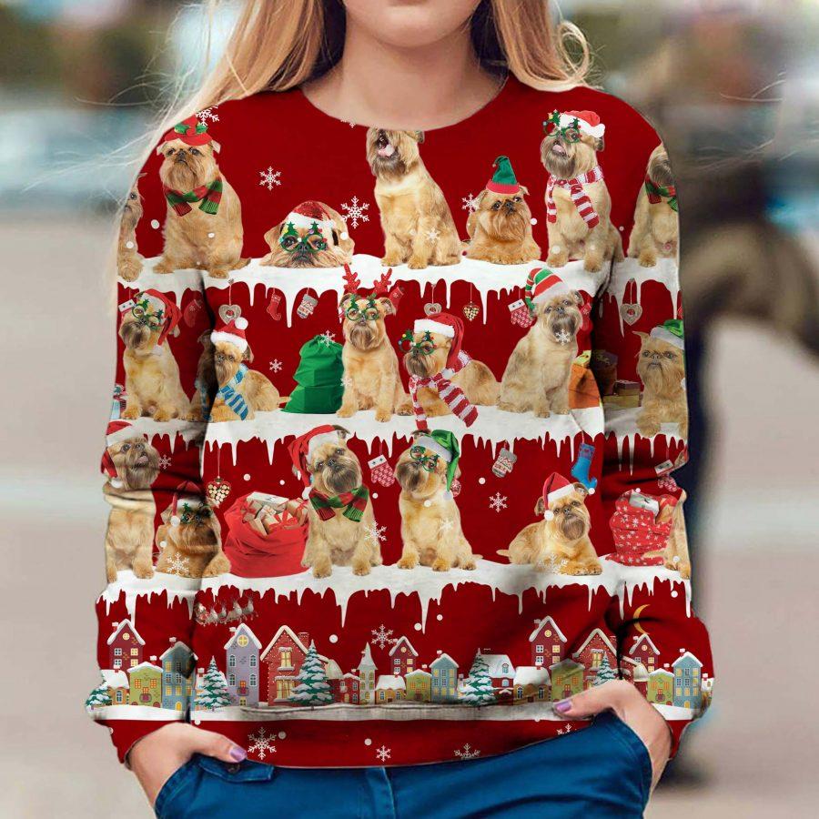 Griffon Bruxellois - Snow Christmas - Premium Sweatshirt