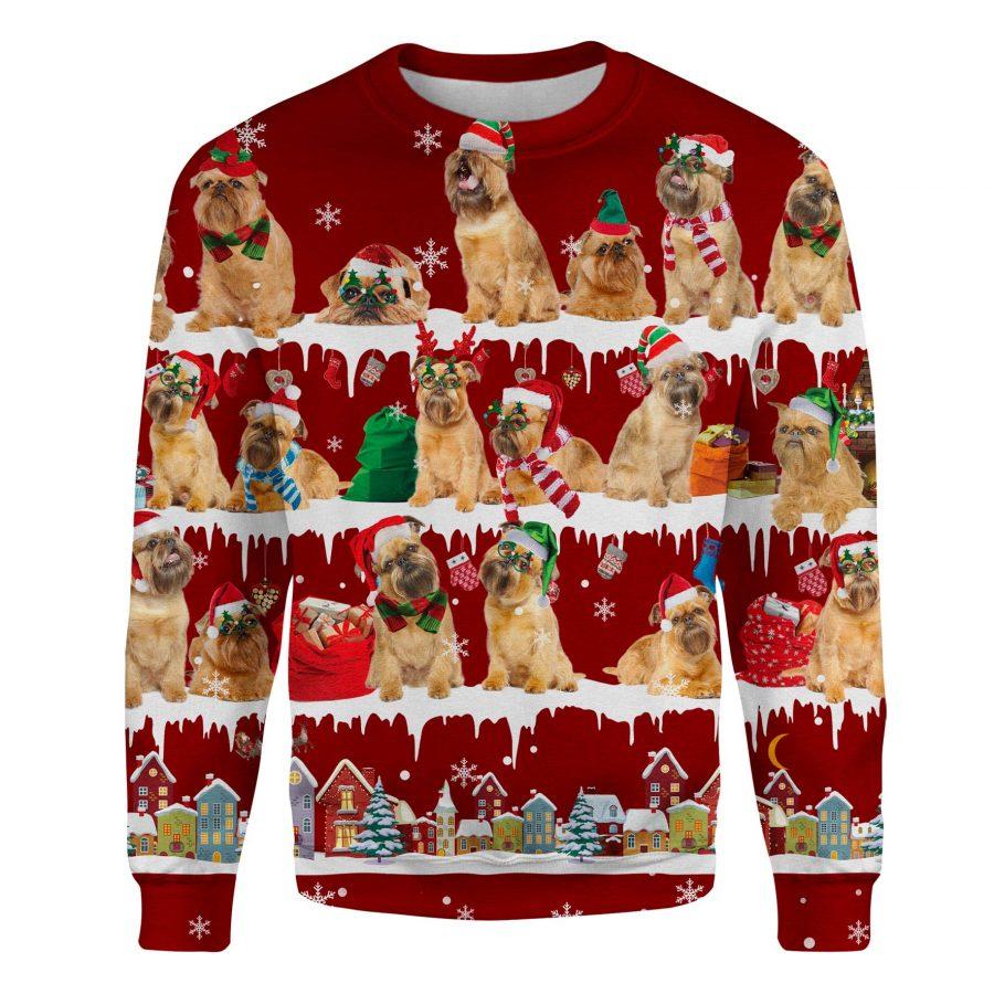Griffon Bruxellois - Snow Christmas - Premium Sweatshirt