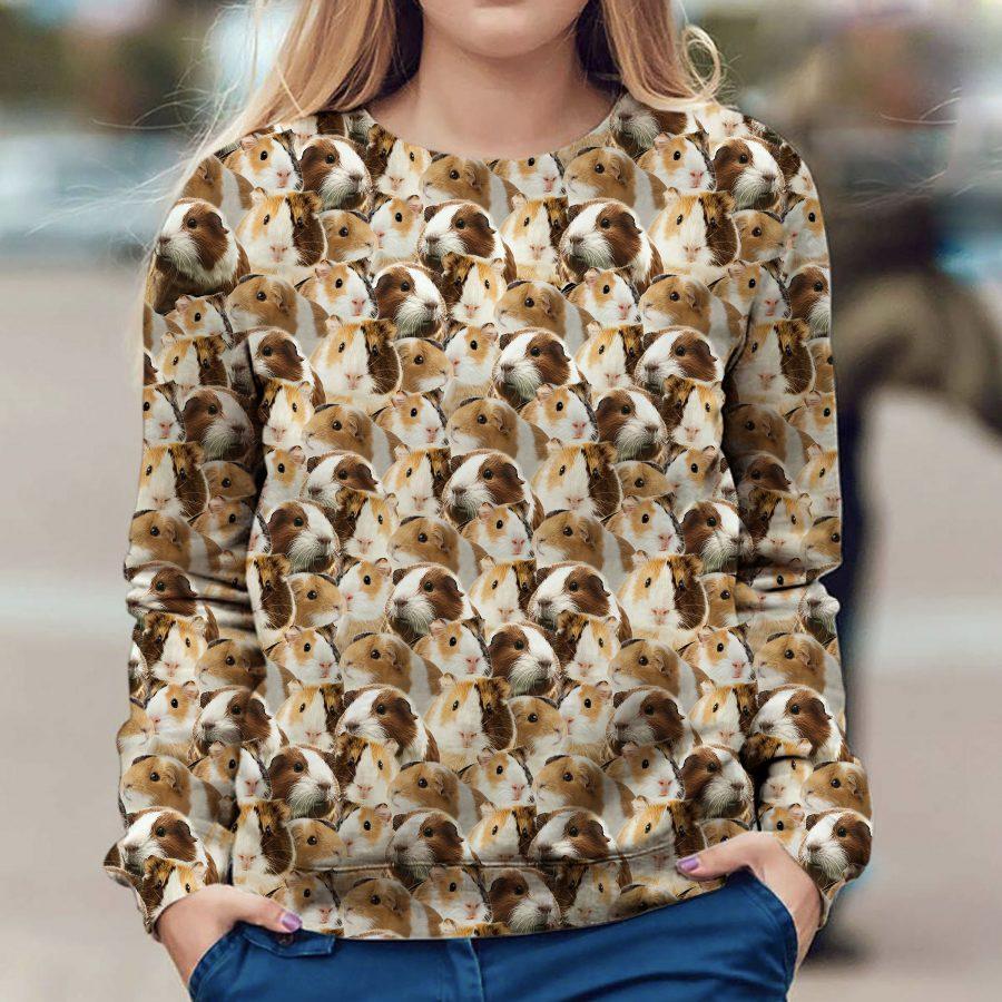 Guinea Pig - Full Face - Premium Sweatshirt