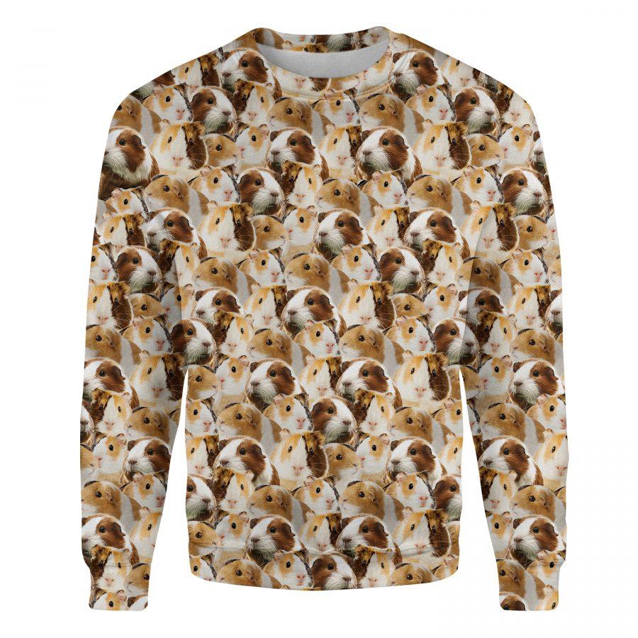 Guinea Pig - Full Face - Premium Sweatshirt