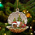 Guinea Pig3-Sleeping Pearl in Christmas Two Sided Ornament