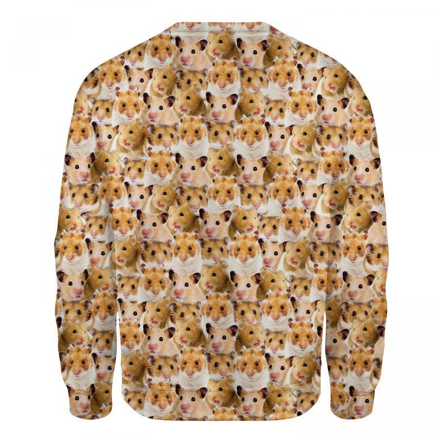 Hamster - Full Face - Premium Sweatshirt