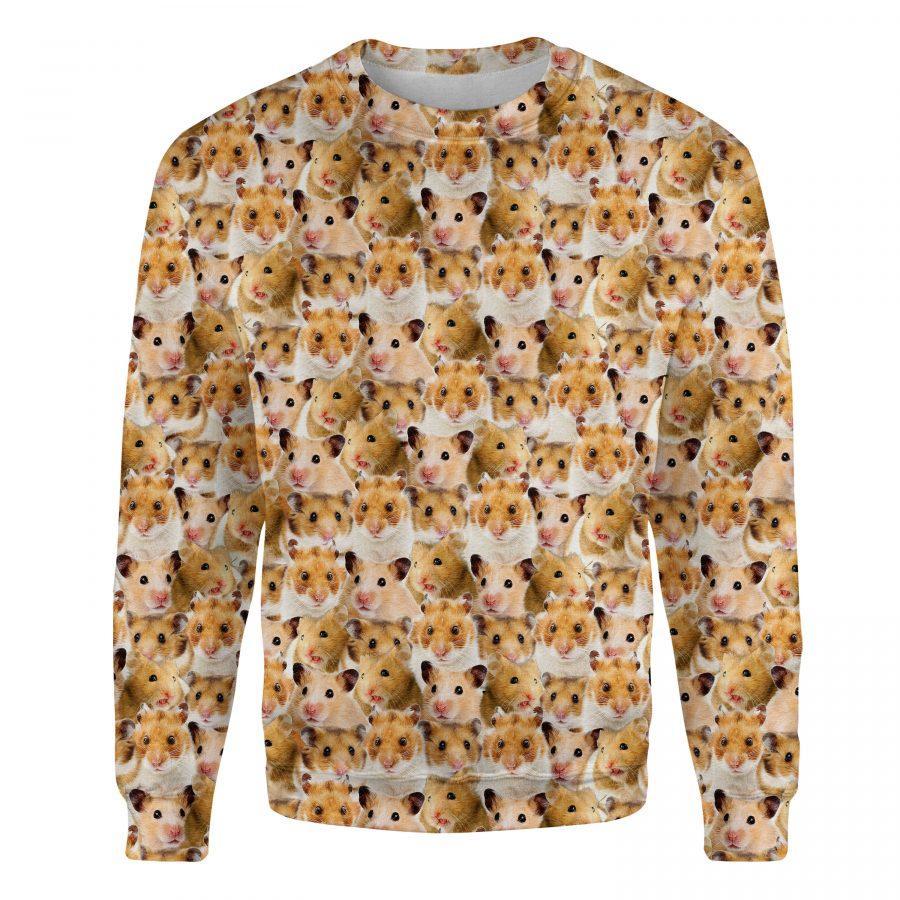 Hamster - Full Face - Premium Sweatshirt