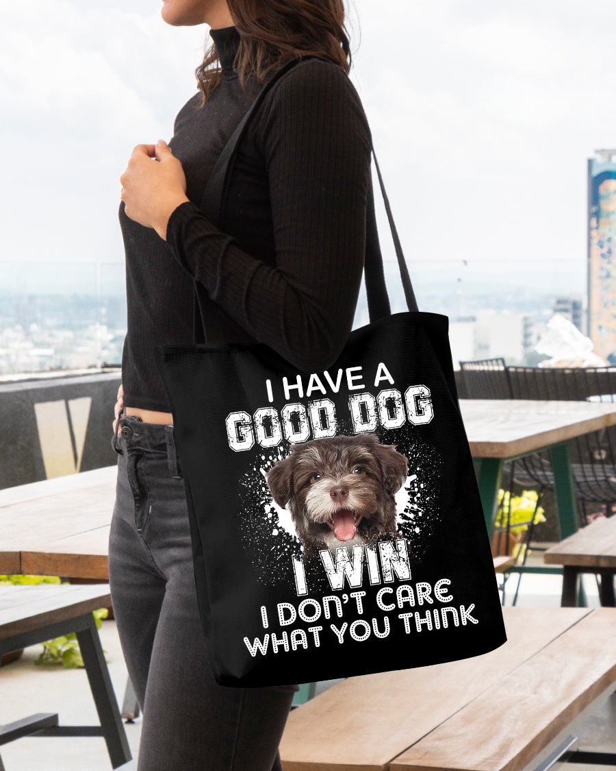 Havanese-I Win Cloth Tote Bag