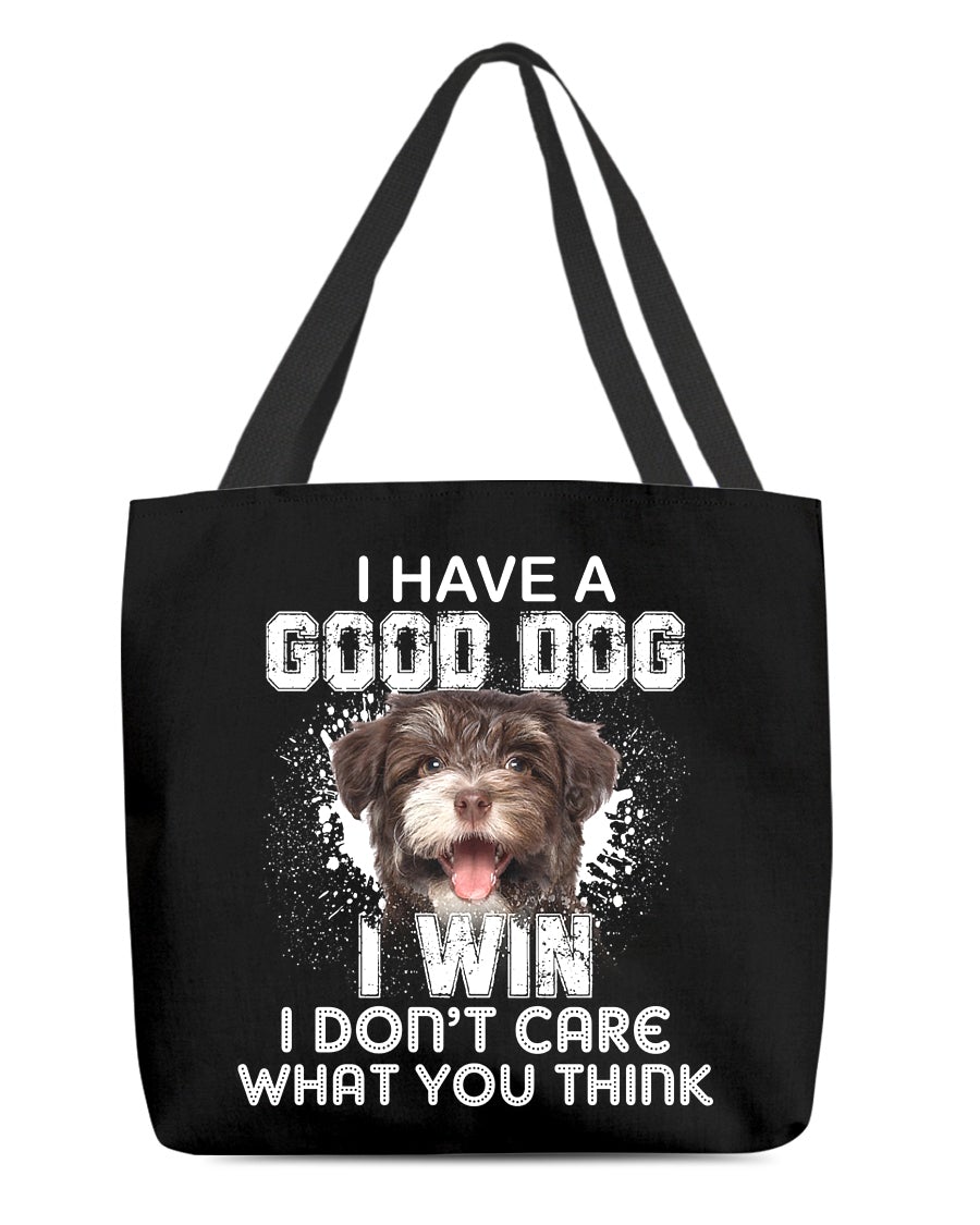 Havanese-I Win Cloth Tote Bag