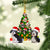 Havanese-Xmas Tree&Dog-Two Sided Ornament