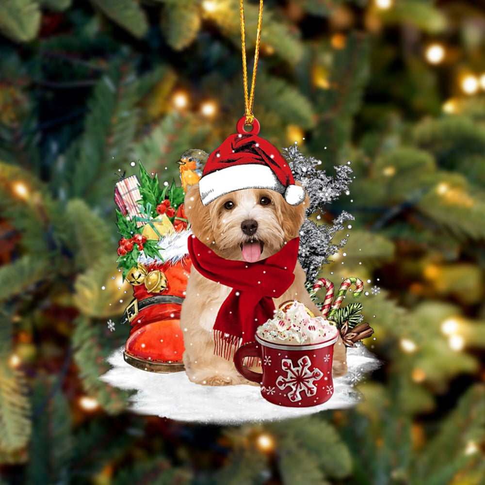 Havanese 3-Winter Cup-Two Sided Ornament