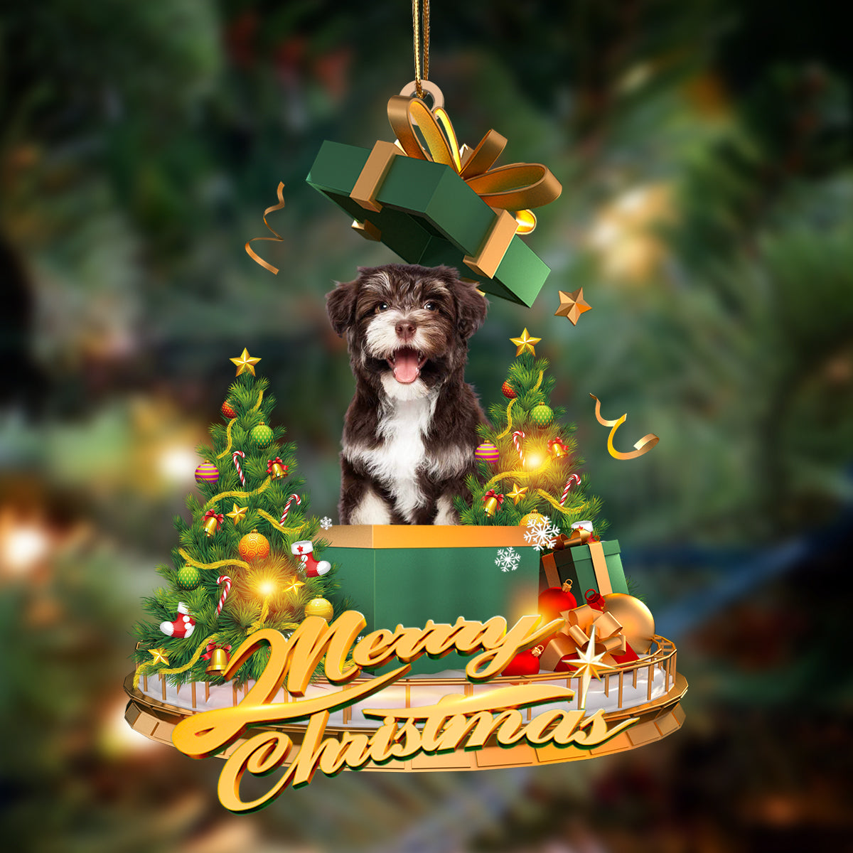 Havanese-Christmas Gifts&amp;dogs Hanging Ornament