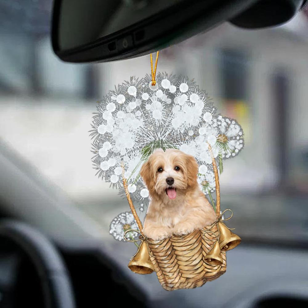 Havanese-Dandelion-Two Sided Ornament