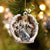 Heeler-Angel Hug Winter Love Two Sided Ornament