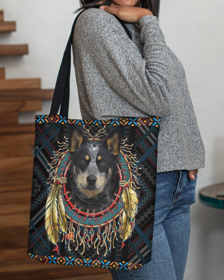 Heeler  In Dreamcatcher Cloth Tote Bag