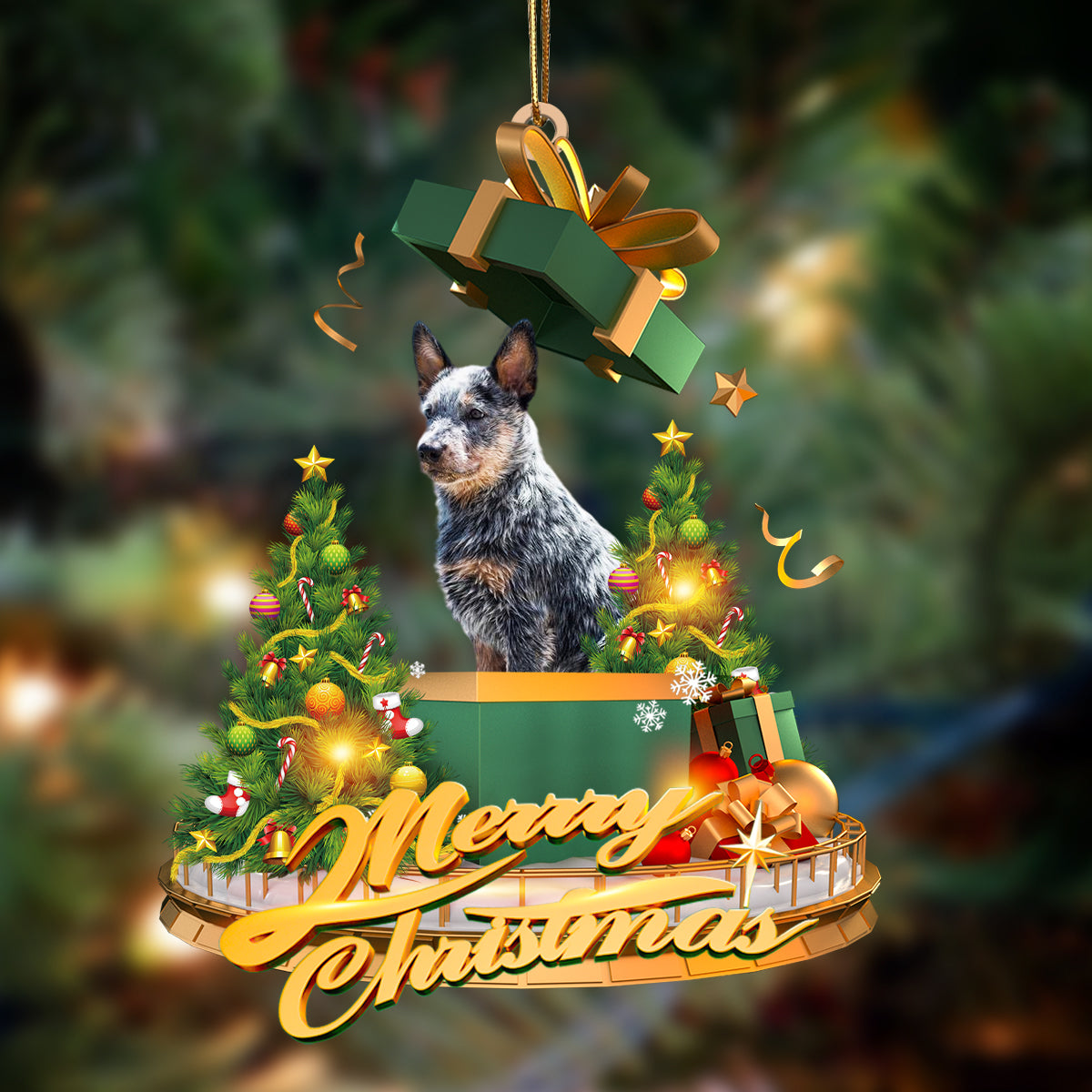 Heeler-Christmas Gifts&amp;dogs Hanging Ornament