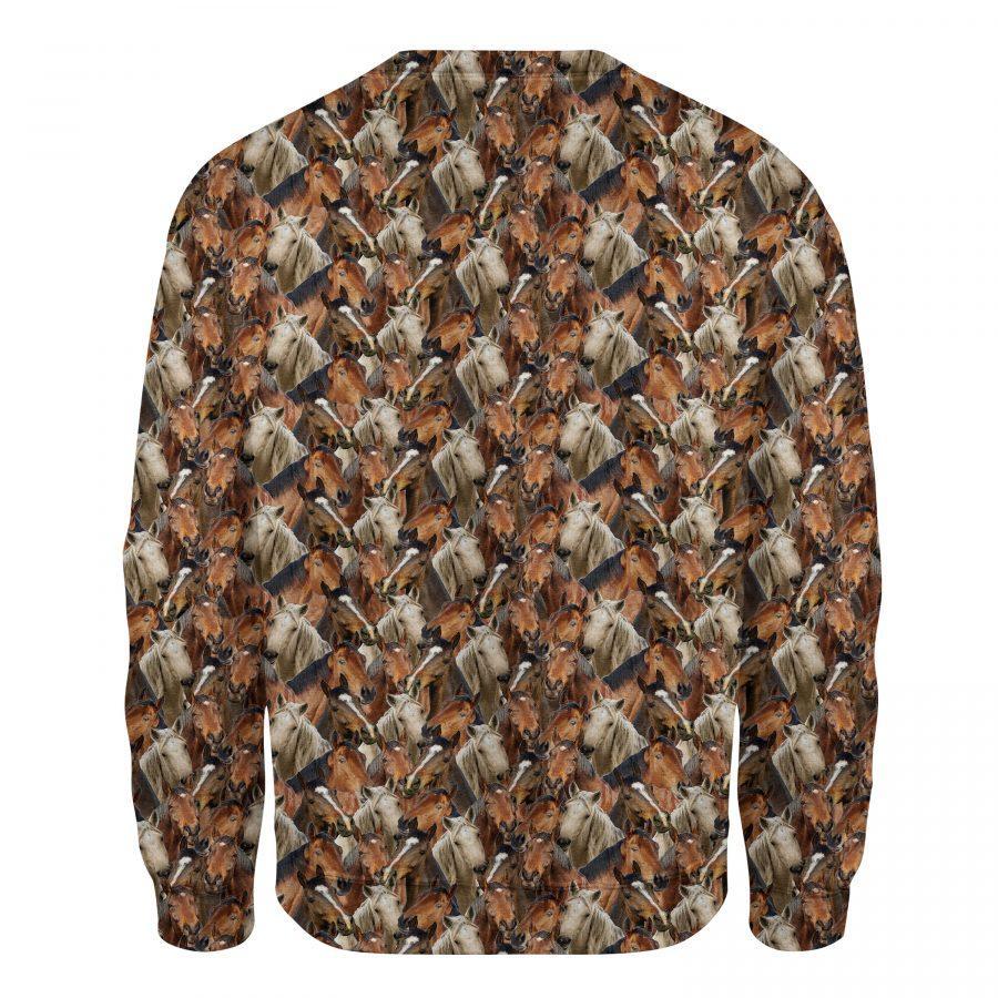 Horse - Full Face - Premium Sweatshirt