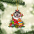 Husky-Christmas Bag Gift-Two Sided Ornament