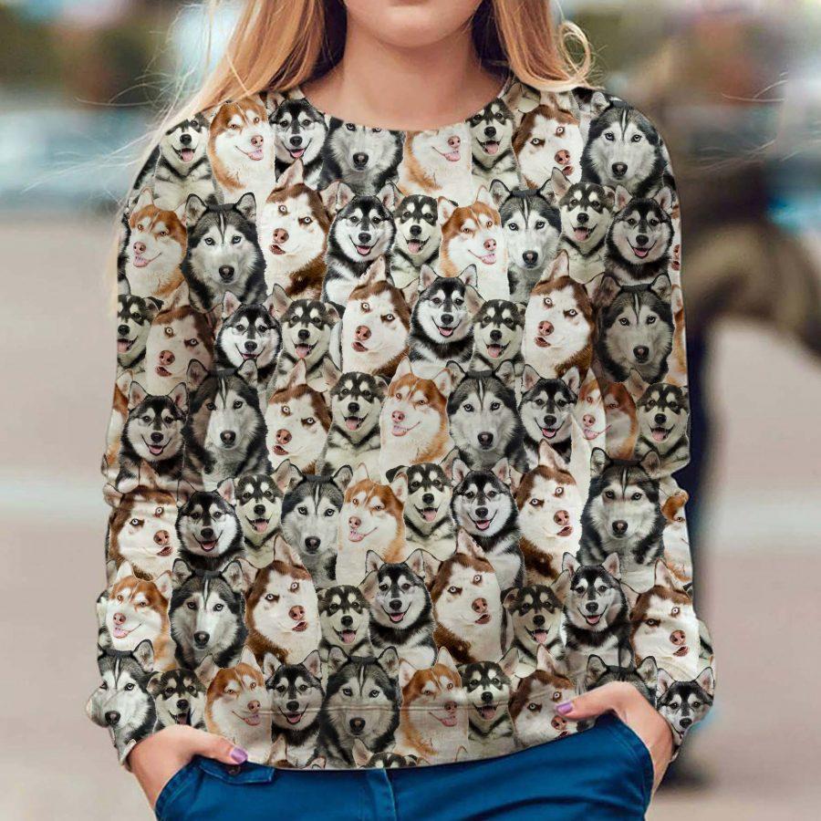 Husky - Full Face - Premium Sweatshirt