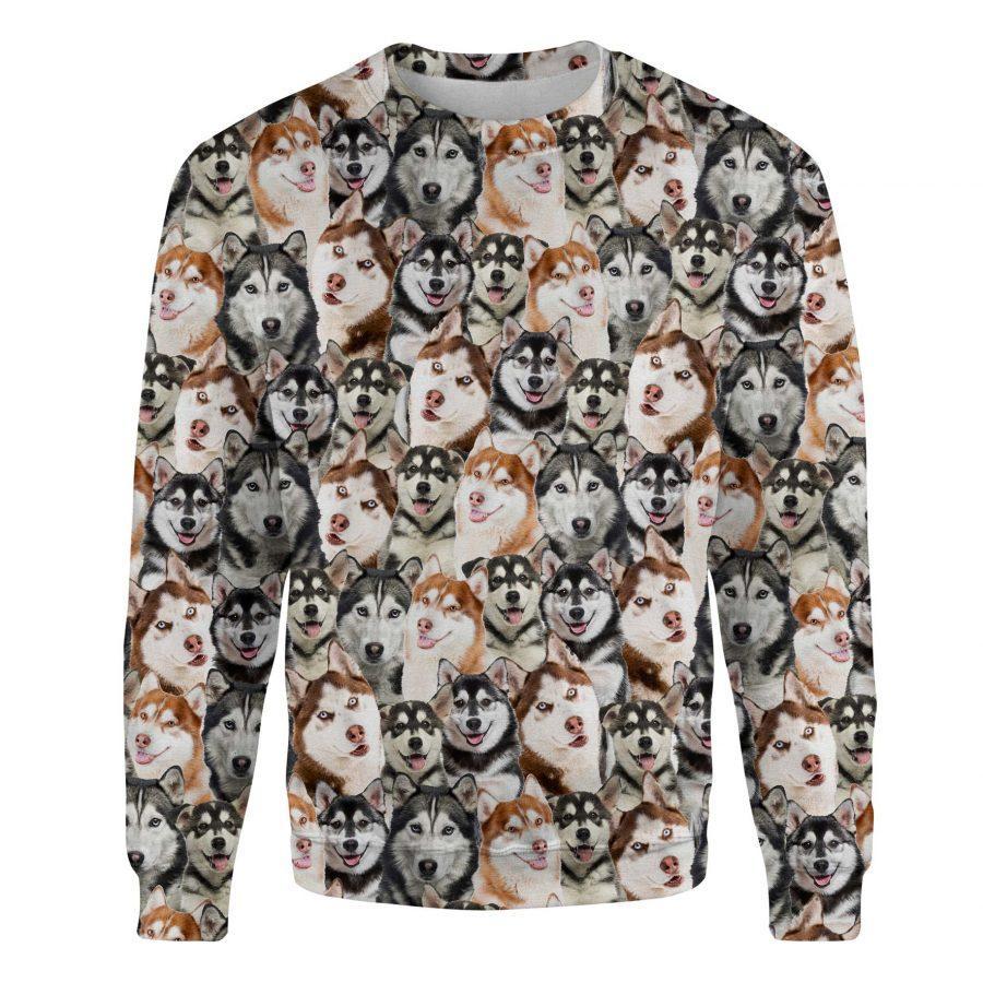 Husky - Full Face - Premium Sweatshirt