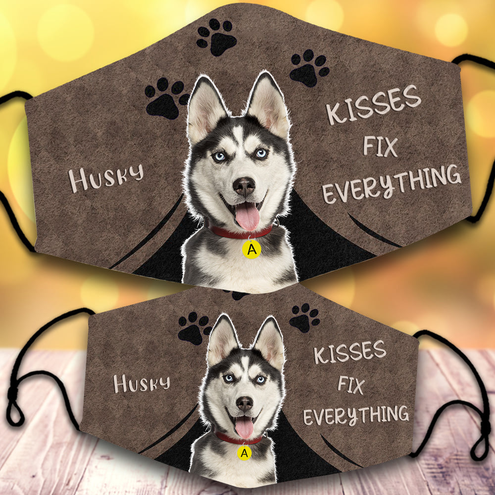 Husky-Kisses Fix Everything-Veil