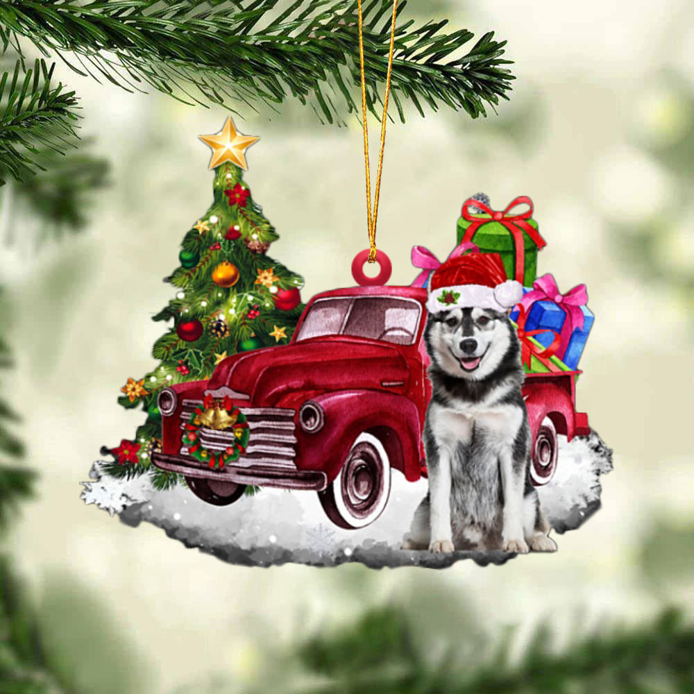 Husky Tis The Season Two Sided Ornament